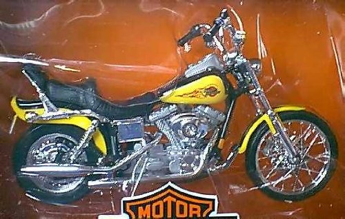 Harley-Davidson Motorcycle 2000 FXDWG Dyna Wide Glide 1:18 Series 7