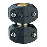 Nelson 50431 5 8 Inch and 3 4 Inch Hose Repair Clamp Brass Nylon Fe