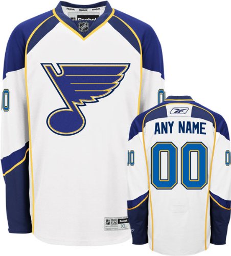 St. Louis Blues White Premier Jersey: Customizable NHL Jersey