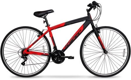 700c Hyper SpinFit Men's Hybrid Bike, Red