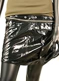 Dolce & Gabbana Women's Shiny Black Mini Skirt