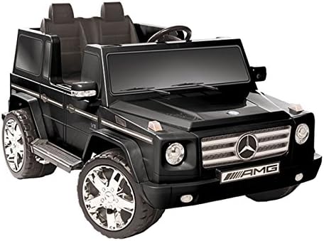 Licensed Mercedes Benz G55 12V Kids Battery Powered Ride On Car - Black