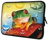 14 inch Tropical Rainforest Frog on Leaf Notebook Laptop Sleeve Bag Carrying Case for most of MacBook, Acer, ASUS, Dell, HP, Lenovo, Sony, Toshiba