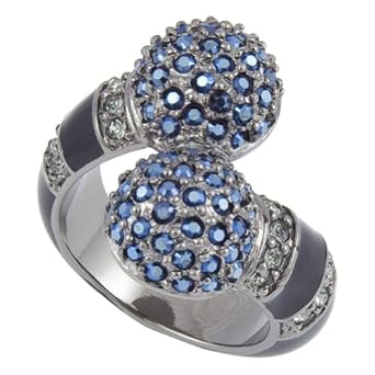 Michelle Monroe Montana Blue Diamond Ring Size 7