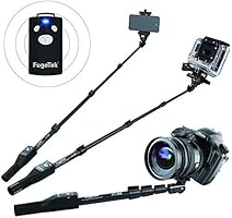 #1 Professional High End Selfie Stick Fugetek FT-568 For Apple, Android, Gopro, & DLSR Cameras, Wireless Bluetooth Remote, US Support