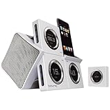 BOYNQ WAKE-UP iPod Speaker and Alarm Clock (White)
