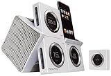 BOYNQ WAKE-UP iPod Speaker and Alarm Clock (White)