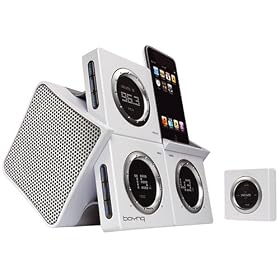 BOYNQ WAKE-UP iPod Speaker and Alarm Clock (White) by Boynq