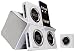 BOYNQ WAKE-UP iPod Speaker and Alarm Clock (White)