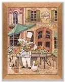 Betty Whiteaker - Chef at Market - Gold Frame 18.5