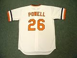 BOOG POWELL Baltimore Orioles Majestic Cooperstown Home Throwback Baseball Jersey, XL