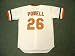 BOOG POWELL Baltimore Orioles Majestic Cooperstown Home Throwback Baseball Jersey, MEDIUM