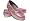 Toms - Womens Classic Canvas Slipon Shoes in Pink Glitter, Size: 5B(M) US Womens, Color: Pink Glitter
