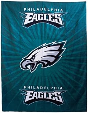 NFL Philadelphia Eagles Terry Towel Blanket 55" X 70" 100% cotton - License