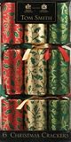 The Gift Wrap Company Holiday Crackers From The Tom Smith Collection, Holly Trio (Pack of 12)