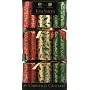 The Gift Wrap Company Holiday Crackers From The Tom Smith Collection, Holly Trio (Pack of 6)