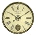 Infinity Clock Works Antique-Style Wall Clock - Goldtone