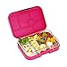 YUMBOX Leakproof Bento Lunch Box Container (Parisian Pink) for Kids with Glow-in-the-dark Stars!