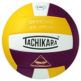  : Tachikara Sensi-Tec Composite High Performance Volleyball (Cardinal/White/Gold)