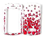 Cuffu - W/P Flower - Blackberry 9500 Storm (NOT FOR 9550 STORM 2) Smart Case Cover Perfect for Sprint / AT&T / Nextel / Tmobile / Verizon Makes Top of the Fashion + One Universal Screen Protector in Only One LOWEST Shipping Rate $2.98 - Goes With Everyday Style and Apparel