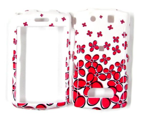 Cuffu - W/P Flower - Blackberry 9500 Storm (NOT FOR 9550 STORM 2) Smart Case Cover Perfect for Sprint / AT&T / Nextel / Tmobile / Verizon Makes Top of the Fashion + One Universal Screen Protector in Only One LOWEST Shipping Rate $2.98 - Goes With Everyday Style and Apparel