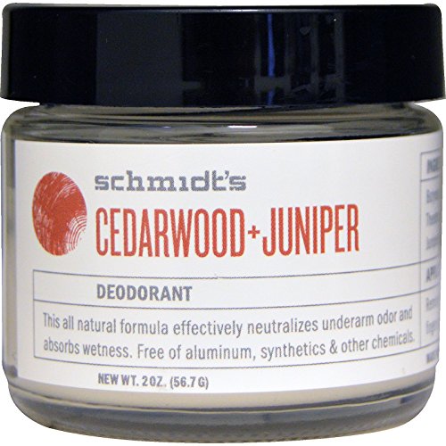 Schmidt's Deodorant, Cedarwood + Juniper, 2 oz (56.7 g)