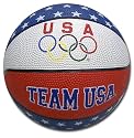 Team USA 5 Rings Mini Basketball (Red/White/Blue, One Size)