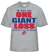Giants Superbowl Champions T-shirt, 18 wins and ONE GIANT LOSS T-shirt