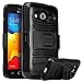 Galaxy Prevail LTE Case,Galaxy Core Prime Case, Nagebee Heavy Duty Hybrid Armor Dual Layer Rhino Kickstand Belt Clip Holster Combo Rugged Case for Samsung Galaxy Prevail LTE ,Samsung Galaxy Core Prime (Holster Combo Black)