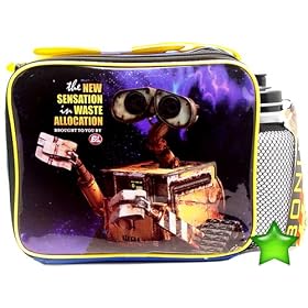 Walle Lunch Bag Walle Lunch Bag with water bottle by American Clocks