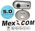 Mexxcom 5 MP webcam * micro / LED / SCHNAPPSCHUSS / LICHTSPIEL /STATIV