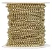 JANDORF SPECIALTY HARD 92539 SOLID BRASS BEAD CHAIN 100' #6