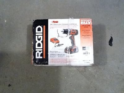 Ridgid ZRR86008K 18V Cordless Fuego Lithium-Ion Compact Drill Driver
