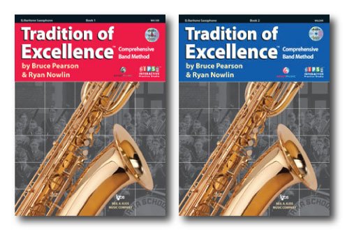 Tradition of Excellence with DVD for Trombone - Two Book Set - Includes Book 1 and Book 2