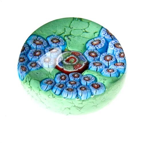 Millefiori glass WARE MURANO RETRO CRYSTAL Paperweight