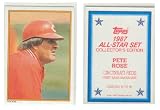 1987 Topps Glossy All Star Send In Baseball Card Pete Rose Cincinnati Reds