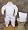 Gabardine Christening Outfit with Buttoned Vested Front
