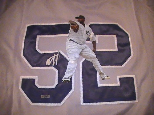 CC SABATHIA SIGNED AUTOGRAPHED JERSEY NEW YORK YANKEES COA + PROOF PHOTO