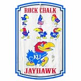 NCAA Kansas Jayhawks 11-By-17 Wood Sign