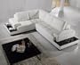 Modern Contemporary Leather Sectional Sofa Set