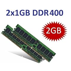OEM MEMORY (Mihatsch & Diewald) 2GB Dual Channel Kit 2 x 1 GB 184 pin DDR-400 (400Mhz, PC3200, CL3) double sided f�r DDR1 Intel + AMD Systeme