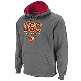 USC Trojans Charcoal Automatic Pullover Hooded Sweatshirt