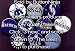 Set of 10 Seattle Mariners Pins 1.25