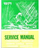 1971 CHEVROLET CORVETTE, CAMARO, CHEVELLE, MONTE CARLO, NOVA Shop Manual