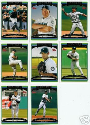 2006 Topps Series 2 SEATTLE MARINERS baseball cards team set (Johjima)
