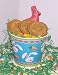 Gourmet Food : Scott's Cakes 1 lb. Peanut Butter Cookies in a Blue Bunny Pail with Jelly Beans and Milk Chocolate Bunny