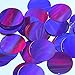 Round Sequin 40mm Deep Purple Lazersheen Reflective Metallic Loose Couture Paillettes