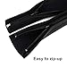 Cable Management Sleeve[4 Pack]，Motoraux Cord Management System for TV / Computer/home ,20 inch Electrical Flexible wire wire hider Sleeve Wrap Cover tube Cord Organizer