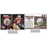 IMAGE OF Highland Mint NFL San Francisco 49ers Vernon Davis Silver Coin Card