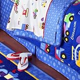 Under Construction Full Cotton Bed Skirt by Olive Kids
